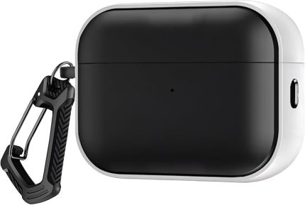 Airpods Pro 2 ile Uyumlu Simple Serisi Cihazı Tam Kavrayan Mükemmel Kalıba Sahip Zarif ve Şık Tasarımlı Yüksek Kalite Silikon Kılıf (Beyaz, Airpods Pro 2)