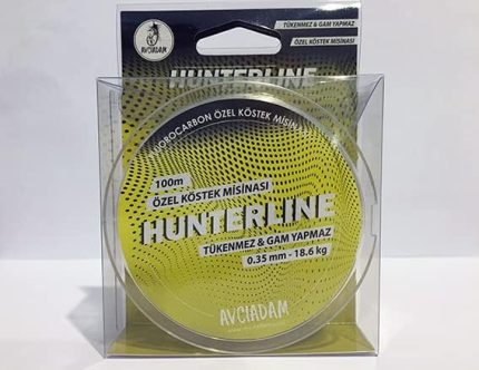 HUNTERLINE 0,35MM - 18.6KG 100M FLUOROCARBON KÖSTEK MİSİNASI