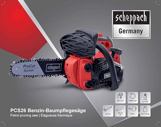 PCS26 Benzinli Ağaç Kesme Makinesi 700 W 2 Zamanlı - Görsel 2