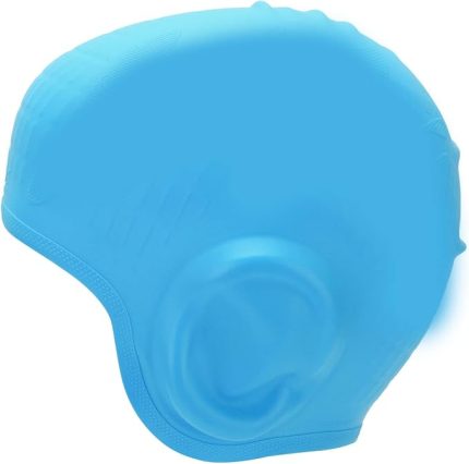 geçirmez silikon bone, kulak korumalı, 3D yüzme bonesi, güçlü esnekliğe sahip, uzun saçlar için, yetişkinler için