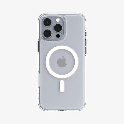 iPhone 16 Pro ince MagSafe Kılıf Crystal Hybrid Sararma Karşıtı DuraClear™ Hava Kanalı Teknolojisi™ Askeri Sınıf Koruma MagFit White Şeffaf Kapak - ACS08162