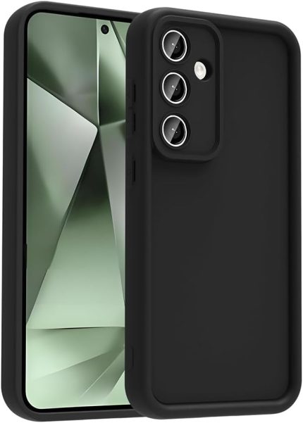 Galaxy ile uyumlu S24 FE Kılıf Kamera Korumalı Zore Ananas Kapak Siyah