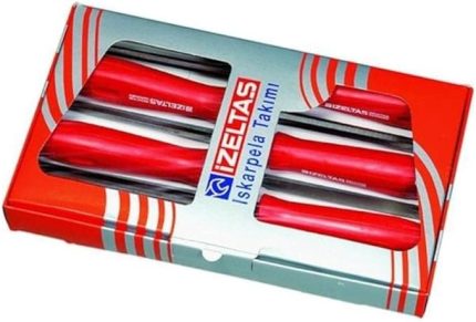 İzeltaş 5010 00 8106 Iskarpela Takımı 6 Parça