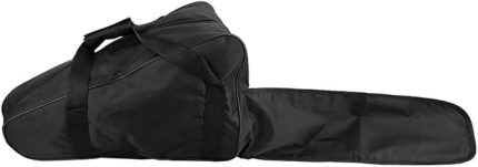Taşınabilir Su Geçirmez Oxford Kumaş Zincir Testere Kılıfı Tam Koruma Depolama Taşıma Çantası, Motorlu Testere Çantası Taşıma Çantası, Taşınabilir Holdall Zincir Testere Kutusu Siyah