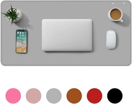 Deri Mouse Pad Laptop Bilgisayar Geniş Masa Matı 80x40 AL3023 (Lacivert)
