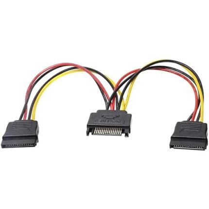Plus PX-4426 Sata to Sata Çoklayıcı, Sata Pin Dişi-2 Port Sata Erkek Çoklayıcı, Sata Y Kablo Splitter Hdd Bağlantı Kablosu