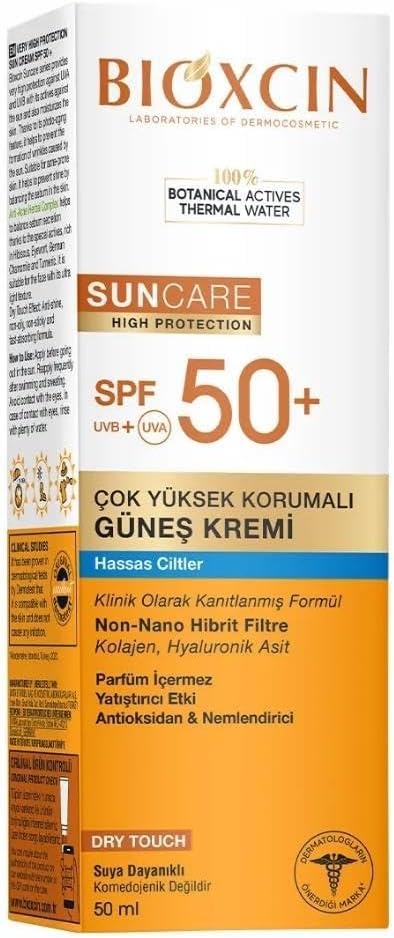 Hassas Ciltler İçin Çok Yüksek Korumalı Güneş Kremi 50 SPF 50 Ml