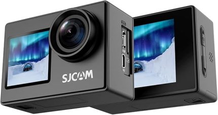 SJ4000 Dual Screen WiFi 4K UHD 16MP 170° 2”/1.3” Çift Ekranlı Aksiyon Kamerası Siyah