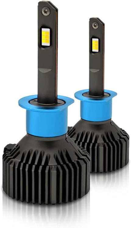 LED Far Ampüller IP67 Su Geçirmez Araba LED Far Ampüller 3000K/4300K/6000K 200W 40000LM Parlak LED Farlar, 2 ADET