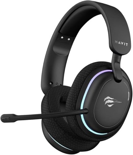 Gamenote Fuxi-H7 RGB Kablosuz Gaming Oyuncu Kulaklığı - Siyah