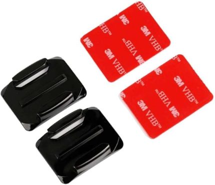 GoPro Uyumlu 2 Oval Kavisli 3M Yapışkanlı Bağlantı Aparatı