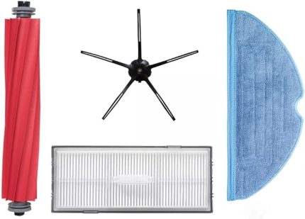 Roborock S7/S7+/S7 MaxV/S7 MaxV Plus/S7 MaxV Ultra/S7 Pro robot süpürge modelleri ile uyumlu tekli yenileme seti