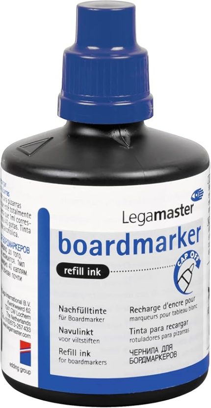 1199 beyaz yazı tahtası kalemi yedek mürekkebi - kırmızı - 100ml