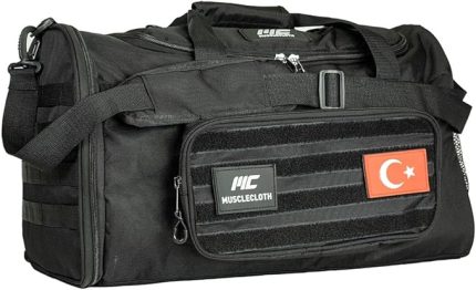 Tactical Duffel Bag Silindir Çanta Siyah