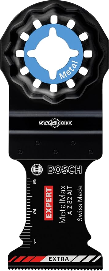 Professional 1x EXPERT MetalMax AIZ 32 AIT Daldırmalı Testere Bıçakları (Çelik, Paslanmaz çelik, Genişlik 32 mm, Aksesuar Çok Fonksiyonlu Makine)