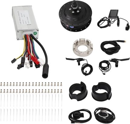 Elektrikli Bisiklet Dönüşüm Kiti, Bisiklet Arka Çarkı Çeken Motor Kiti, Elektrikli Bisikletler İçin Dağ Bisikletleri İçin 36V 500W Kurulumu Kolay (20 inç Jant Konuşmacıları için)