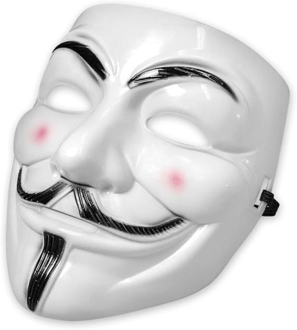 2015 NEW V for Revenge Mask with Eyeliner Narice Anonymous Guy Fawkes Fancy Adult Costume Accessories Halloween Mask Ltd