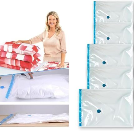 Vakumlu Hurç Poşet Setleri, Her Kullanıma Uygun 3 Parça (2 Adet) 80x100 cm, (1 Adet) 100x130 cm