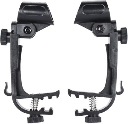 adet Ayarlanabilir Clamp Clip On Davul emberi Mikrofon Montaj Tutucu ok Proof