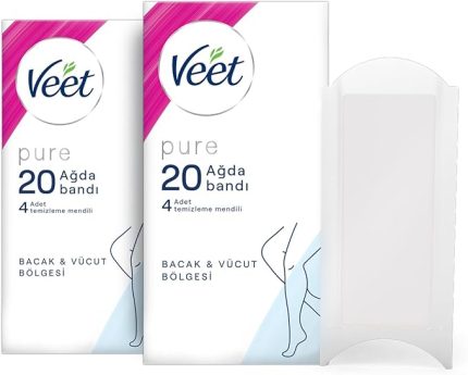 Pure Hipoalerjenik Ağda Bandı, (2 x 20 Adet)