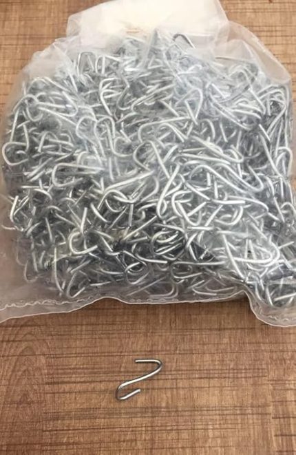 Koltuk Kancası S Halka, 1 KG S Kanca, Oto Koltuk Kumaşı İç Kurulum Bağlantı Elemanı, Araba Koltuk Kumaşı Sabitleme Kancası