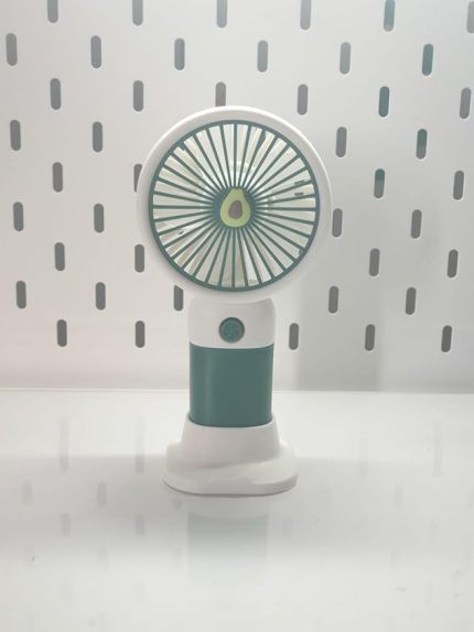 Mini El Fanı Ve Masa Fanı Soğutucu Pervane Taşınabilir Şarj Edilebilir (Yeşil)