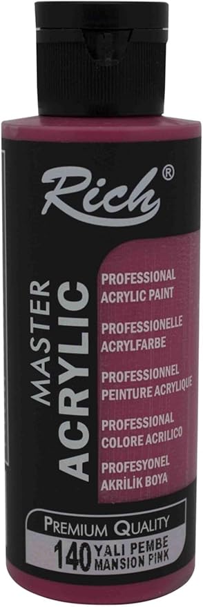 Rich Master Akrilik Boya 120 Cc Yalı Pembe