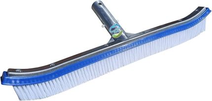 Pool Havuz Fırçası Naylon Telli 45 cm Alüminyum Destekli (Pool Brush Plastic Wire 45 cm Aluminum Back Handle)
