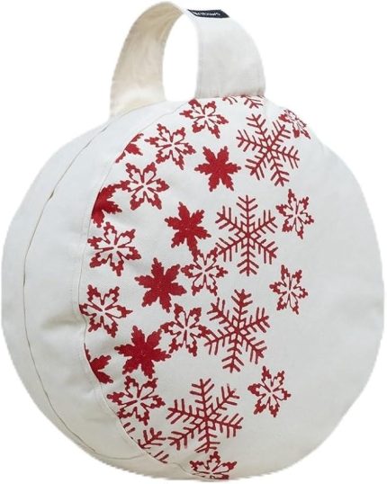 Kar Tanesi Desenli Yoga Minderi Meditasyon Minderi Bej