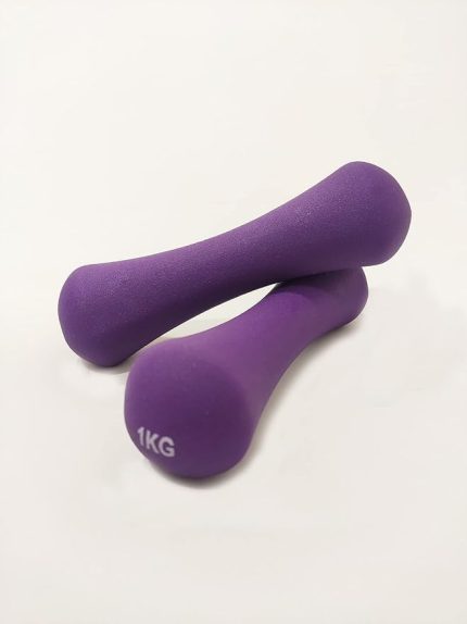 Neopren Dambıl 2x1kg Mor