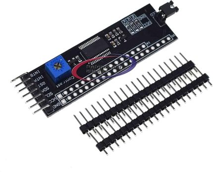 Sun MCP23017 5V 1602/2004/12864 LCD Sürücü Modülü I2C IIC Seri Arayüz Adaptör Kartı Pimli Kontrast Ayarlama
