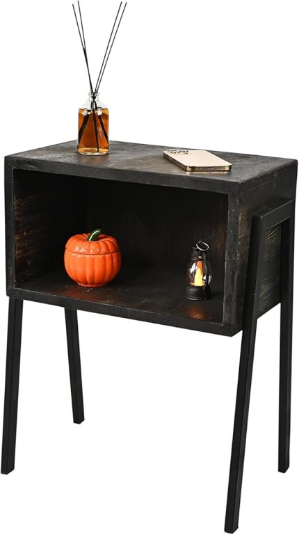 Ahşap Siyah Komidin, Yatak Odası Komidini, Oturma Odası Komidini, Masif Komidin