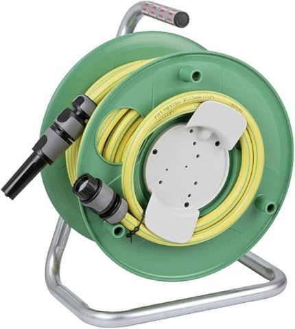 Su hortumu makarası WS3220 (20 m hortum uzunluğu, özel plastikten, Almanya'da üretilmiştir), yeşil