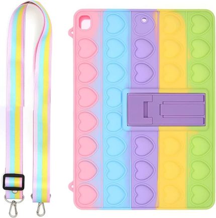 Galaxy Tab A9 Plus SM-X210 X216 X218 ile Uyumlu Popit Tablet Kılıfı Askılı Standlı