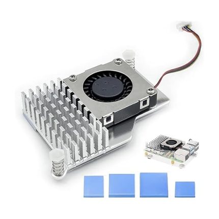 Pi 5 Aktif Soğutucu – 30mm 5000 RPM Sessiz Fan, 5V GPIO, Metal Gövde, Termal Throttling’i Önler (Pi 5/4/3B+/3B Uyumlu)