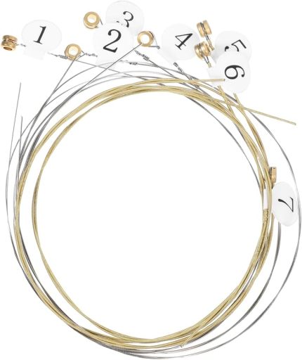 7 Telli Metal Lir Arp Aksesuarları Lir Arp Parçaları Metal Lir Arp Yedek Parçası