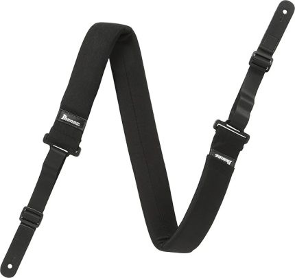 POWERPAD Strap BK - Black Gitar Askısı