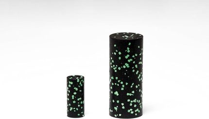2'li Set Mini ve Mikro Foam Roller (Siyah + Yeşil)