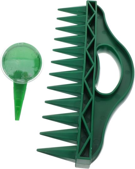 1 Takım Tohumlama deliği açma bahçe aletleri ampul Dayanıklı verimli ve özel olarak tasarlanmış bahçe aracıdır bahçe tohumları ev için bahçe dibber bahçe delik delme plastik Green