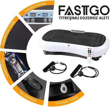 Titreşimli Egzersiz Aleti 3 Güç Moduna Sahip 9 Proğramlı Titreşimli Spor Aleti