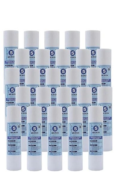 Arıtma Cihazı 10 İnc 5 Mikron Sediment Spun Filtre (25 Adet)