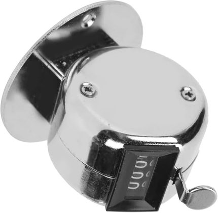 Clicker Counter, Tally Counter Paslanmaz Çelik 4 Hanlı Manuel Sayma Aracı El Tally Sayacı El Sayacı Sayma, Örme, Koçluk, Tur Için