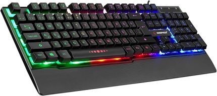 KB-R66 USB Gökkuşağı Aydınlatmalı Q Multimedia Gaming Klavye