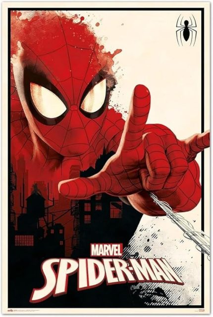 Erik Marvel Poster - Marvel Spiderman Thwip Poster - Sanatsal Baskı - Dekorasyon Oturma Odası veya Yatak Odası Dekorasyonu - Dekorasyon Odası - Boyut: 61 x 91,5 cm Marvel Taraftar Ürünü - Resmi