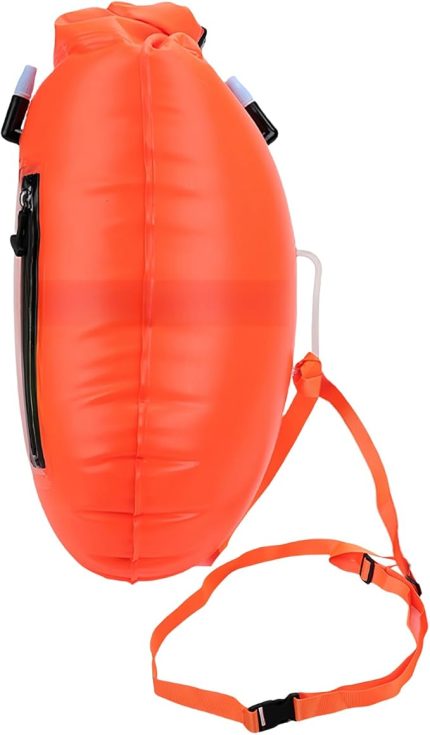 Şamandırası | 2'si 1 Yüzme Eğitimi Kuru Çanta - 20 Litre Su Geçirmez Şamandıra Ayarlanabilir Kemer Cep Telefonu Penceresi Dalgıç Açık Deniz Triatlon Sörf Yetişkinler