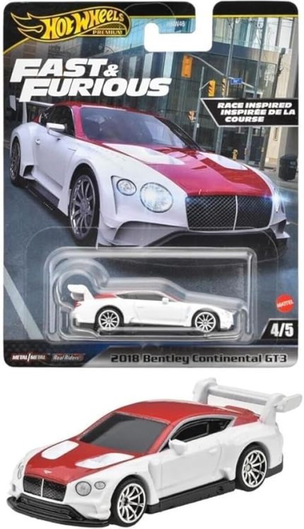 Wheels Fast-Furious Premium Araba 2018 BENTLEY CONTINENTAL GT3 HNW46-HVR63