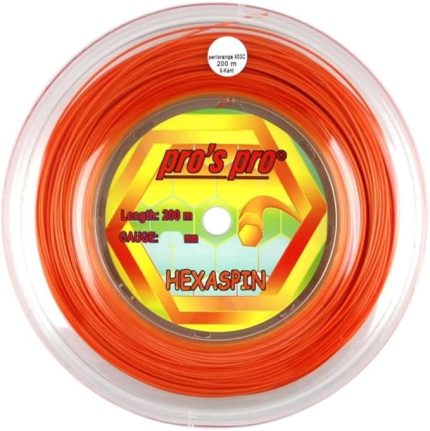 Pro Hexaspin 1,25 mm. Rulo Raket Kordajı 200 metre Turuncu