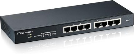 8 Bağlantı Noktalı 10/100/1000 Gigabit Switch | Smartmanaged | Masaüstü/Duvar Tipi ve Fansız | VLAN, IGMP, QoS [GS1900-8]