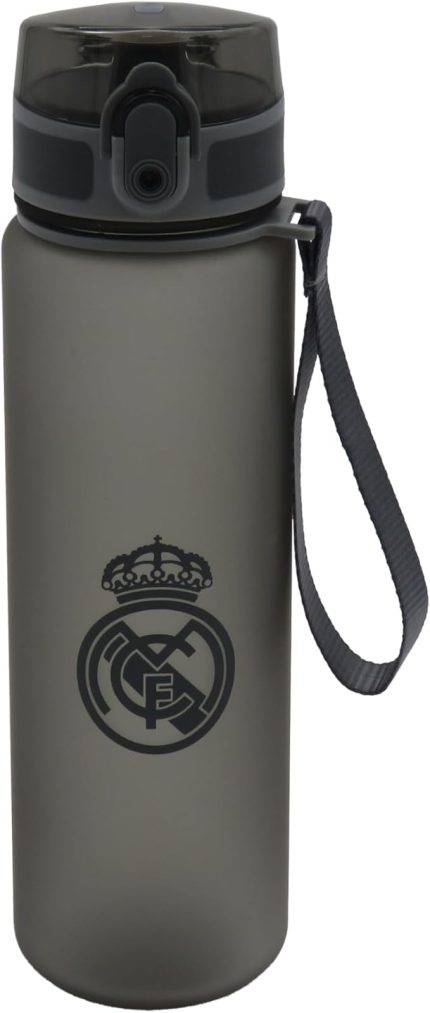 Brands Real Madrid, şişe, su şişesi, spor şişesi, bidon, içecek şişesi, siyah, resmi ürün