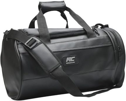 Elite Duffel Bag Silindir Spor Çanta Siyah
